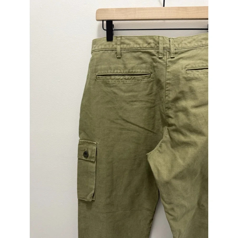 John Elliott Techno Utility Olive Green Cargo Pants Men's Size 3 Cotton Japan 34